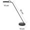 Unilux i-LIGHT LED Desk Lamp Adjustable Light 5W Height 510mm Base Diameter 190mm Black