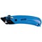 Pacific Handy Cutter Guarded Spring Back Safety Knife, Ambidextrous, Blue