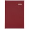 5 Star 2020 Diary, Two Days to a Page, A5, Red