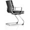 Sonix Savoy Leather Visitor Cantilever Chair - Black