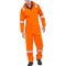 Click Fire Retardant Burgan Boilersuit, Anti-Static, Size 36, Orange