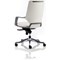 Adroit Xenon Medium Back Executive Chair, White Shell, White Leather