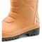 Click Traders Euro Rig Boots, Steel Toe Cap, PVC, Size 7, Tan