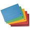 Elba Bright Document Wallets / 320gsm / Foolscap / Assorted / Pack of 10