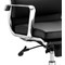 Sonix Savoy Leather Executive Medium Back Chair, Black