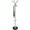 5 Star Hat and Coat Stand, Tubular Steel, Umbrella Holder, 6 Pegs, 6 Hooks