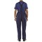 Click Workwear Bib & Brace, Cotton Drill, Size 32, Navy Blue