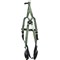 Kratos 2 Point Rescue Harness - Black/Green