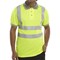 B-Seen Hi-Visibility Polo Shirt, Short Sleeved, Large, Yellow