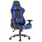 Trexus Ascari Leather Racing Chair, Blue and Black