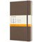 Moleskine Notebook, Hard Cover, A5, Ruled, 240 Pages, Earthbrown