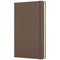 Moleskine Notebook, Hard Cover, A5, Ruled, 240 Pages, Earthbrown