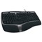 Microsoft 4000 Ergonomic Keyboard, Wired, Black