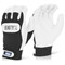 Click 2000 Drivers Glove, Velcro Cuff, Large, White, Pack of 10