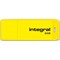 Integral Neon 2.0 USB Drive, 32GB, Yellow