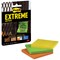 Post-it Extreme Notes, 76x76mm, Assorted Colours, Packs of 3 Pads x 45 Sheets
