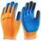 B-Flex Latex Thermo-Star Fully Dipped Glove, Medium, Orange