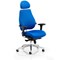 Adroit Chiro Posture Chair with Headrest - Blue