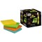 Post-it Extreme Notes, 76x76mm, Assorted Colours, Packs of 12 Pads x 45 Sheets