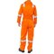 Click Fire Retardant Burgan Boilersuit, Anti-Static, Size 48, Orange