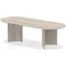 Trexus Arrowhead Boardroom Table, 2400mm Wide, Grey Oak
