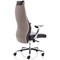 Adroit Mein Leather Chair, Leather, Black on Grey