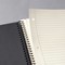 Sigel Conceptum Hard Cover Notebook, A4, Ruled, 4-hole, 160 Pages, Black