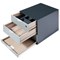 Durable Coffee Point Box, Integrated Cylinder Lock, Charcoal