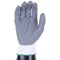 Click 2000 Nitrile Foam Polyester Glove, Large, Grey, Pack of 100