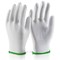 Click 2000 Polyester Knitted Liner Glove, Medium, White, Pack of 10