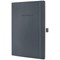 Sigel Conceptum Soft Cover Notebook, 270 x 187mm, Ruled And Numbered, 194 Pages, Dark Grey