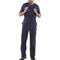 Click Workwear Bib & Brace, Cotton Drill, Size 48, Navy Blue