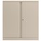 Bisley Low Steel Storage Cupboard / 1 Shelf / 1000mm High / White