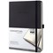 Sigel Conceptum Hard Cover Notebook, 180 x 240mm, Ruled And Numbered, 194 Pages, Black