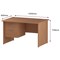 Trexus 1200mm Rectangular Desk, Panel Legs, 2 Drawer Pedestal, Beech