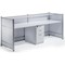 Trexus Reception Desk - High Gloss White