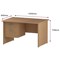Trexus 1200mm Rectangular Desk, Panel Legs, 2 Drawer Pedestal, Oak
