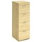 Trexus Foolscap Filing Cabinet, 4-Drawer, Maple