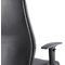 Adroit Onyx Posture Chair with Headrest, Leather, Black