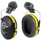 JSP InterGP Helmet Mounted Ear Defenders Adjustable 25DB Lightweight EN 352-3 Black/Yellow