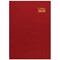 Collins 2020 Desk Diary, Day to a Page, A4, Red