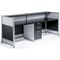 Trexus Reception Desk - High Gloss Black
