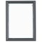 5 Star A4 Snap De Luxe Certificate Frame - Black