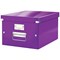 Leitz Click & Store Collapsible Storage Box Medium For A4 Purple