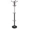 5 Star Coat Stand Classic, Steel & Plastic, Large Pegs, Heavy Base