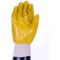 Click 2000 Nitrile Coated Knitwrist Heavy Weight Gloves, Extra Large, Yellow, Pack of 100