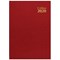 Collins 2020 Royal Desk Diary, Day to a Page, A5, Red