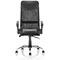 Trexus Vegas Executive Chair With Headrest, Leather Seat, Mesh Back, Black