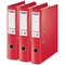 Rexel Foolscap Lever Arch File, 75mm Spine, Plastic, Red