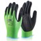 Click Kutstop Micro Foam Gloves, Nitrile, Cut Level 5, Large, Green, Pack of 10